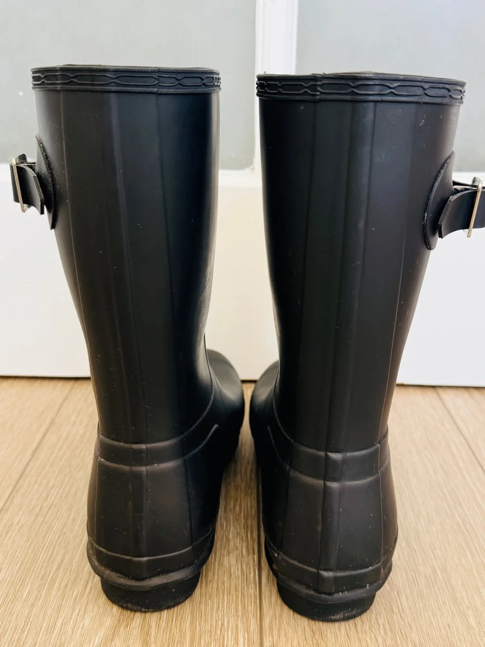 Hunter Original Short Matte Black Rain Boots | Women’s US 9 | Waterproof